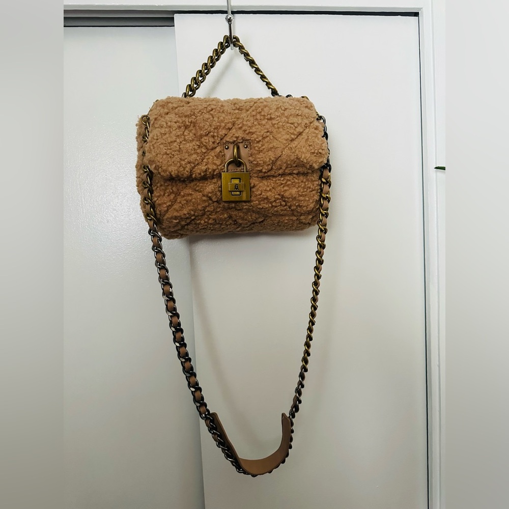 Steve Madden faux fur bag